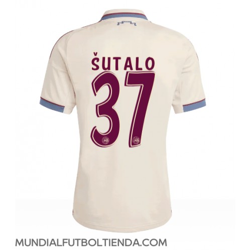 Camiseta Ajax Josip Sutalo #37 Tercera Equipación Replica 2025-26 mangas cortas Camiseta Ajax Josip Sutalo #37 Tercera Equipación Replica 2025-26 mangas cortas